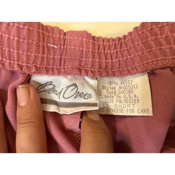 Vintage Donnkenny Pink High Waist Tapered Pants 16 Short USA Made 80s 90s - Picture 2 of 6